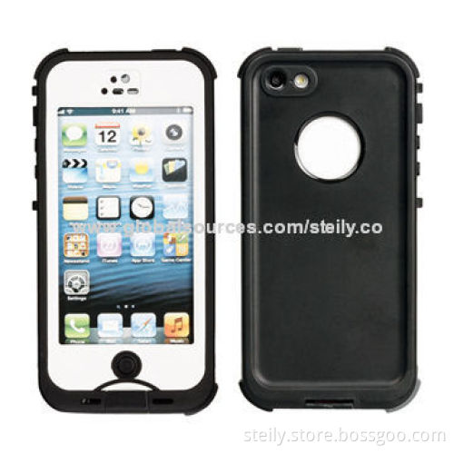 Best Quality Waterproof/Shock-proof Case for iPhone 5, with Tempered Glass Front CoverNew